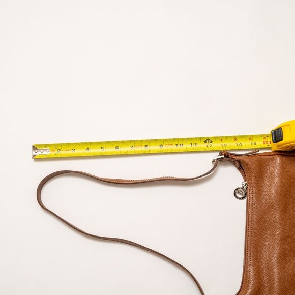 ~ FIRM PRICE ~ 
VINTAGE LONGCHAMP Camel Colored Leather Crossbody - Picture 8 of 16